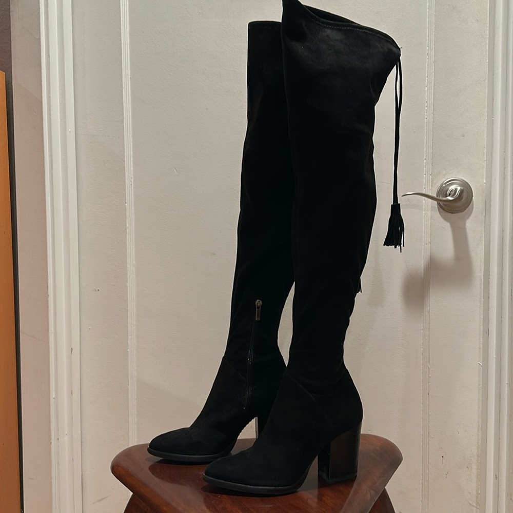 Marc Fisher Ltd. Suede over the knee boot in black